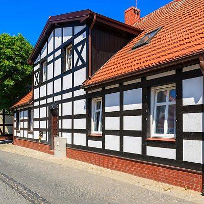 Zabytkowa uliczka w Ustce