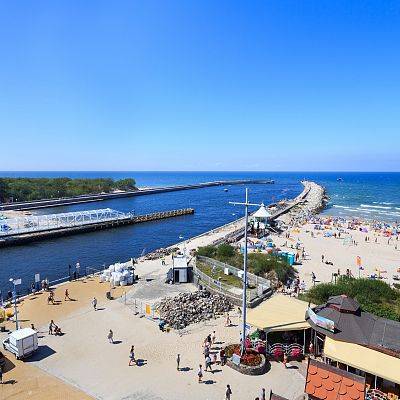 Ustka wejście do portu